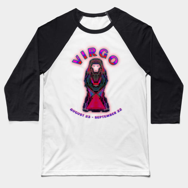 Virgo 4b Black Baseball T-Shirt by Boogie 72